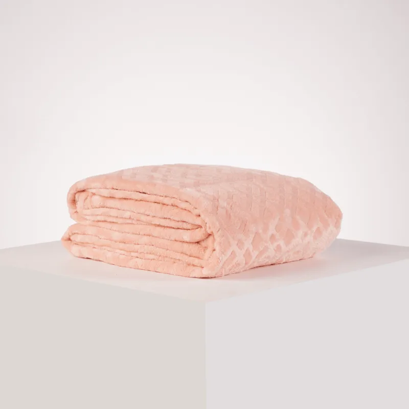Cobija Soft Flannel Fleece 250 gr Evening Sand 140 x 200 cm