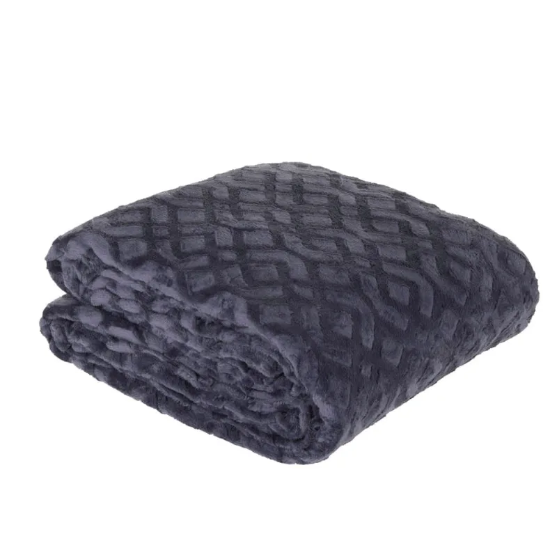 Cobija Soft Flannel Fleece 250 gr Nightsadow Blue 220 x 220 cm