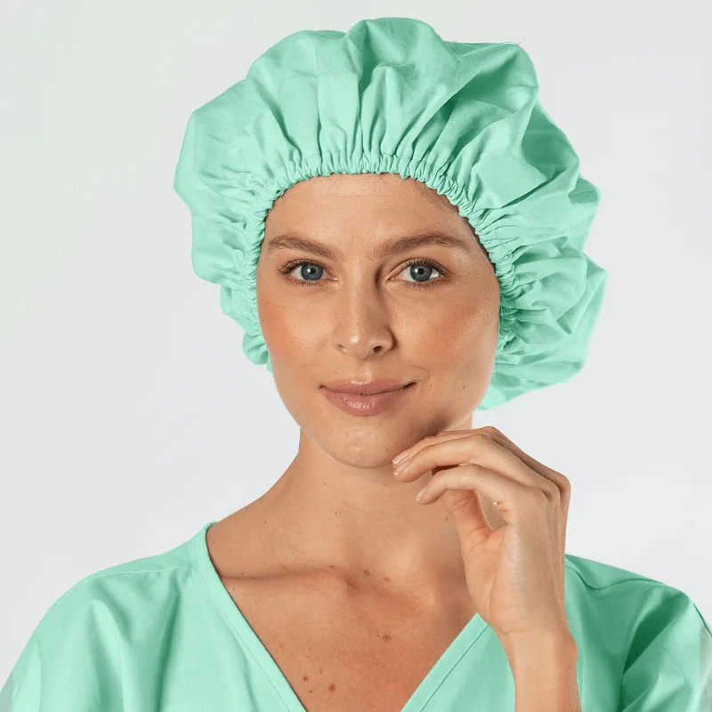 Gorro Paciente Ajustable Con Elástico Anticloro Verde Claro
