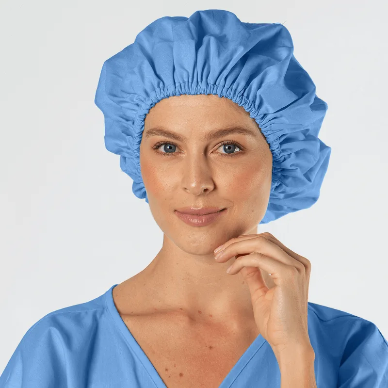 Gorro Paciente Ajustable Con Elástico Antifluidos Azul Hortensia