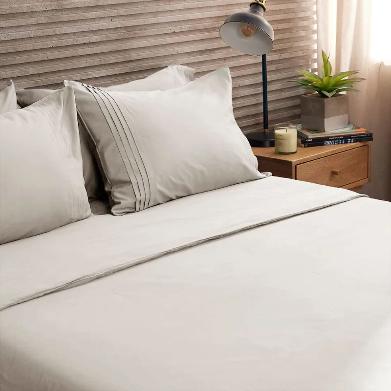 Cover Duvet - Funda Plumón 400 Hilos 100% Algodón Cairo Arena Extradoble