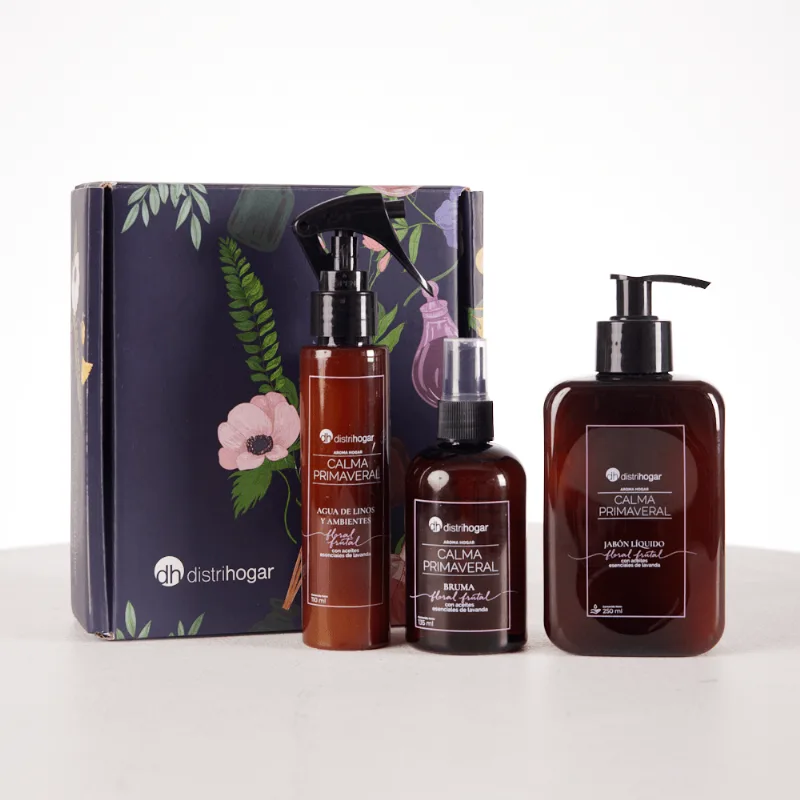 Kit Calma Primaveral: Jabón Líquido + Bruma + Agua De Linos