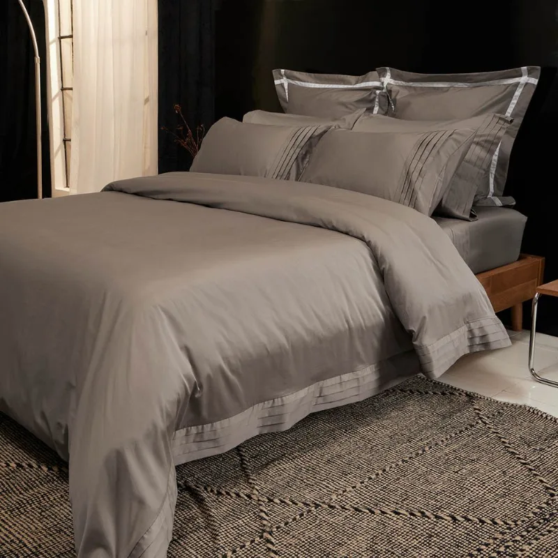 Cover Duvet Hotel Experience 400 Hilos 100% Algodón Cairo Moca King
