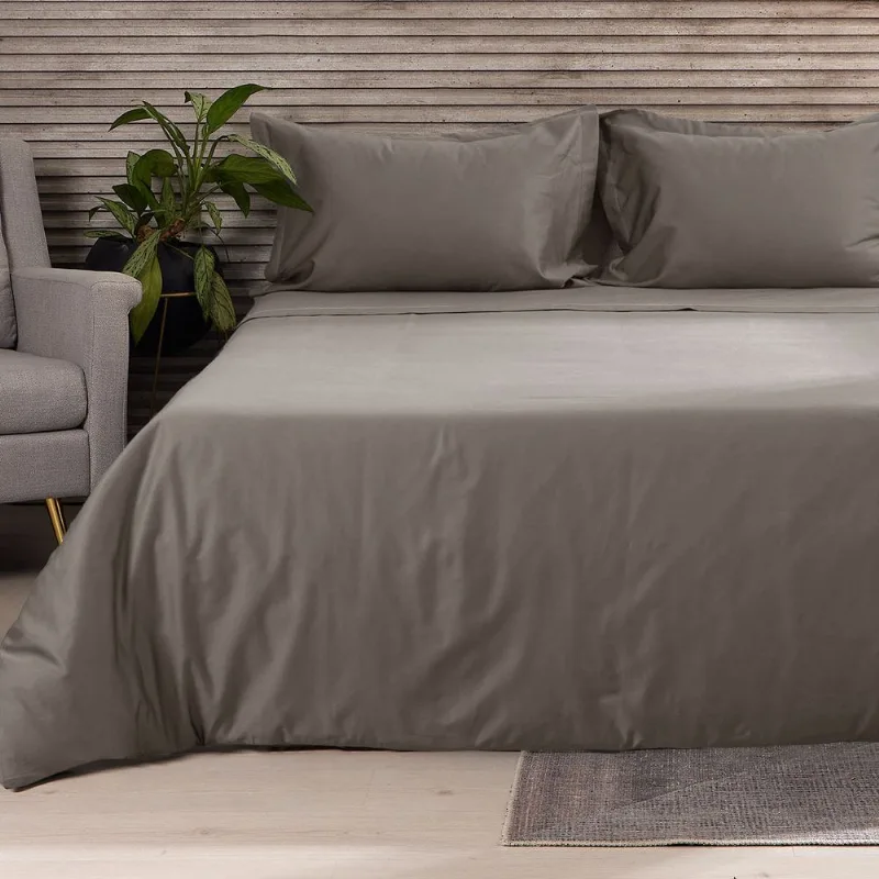 Cover Duvet Hotel Experience 400 hilos 100% Algodón Menfis Moca King