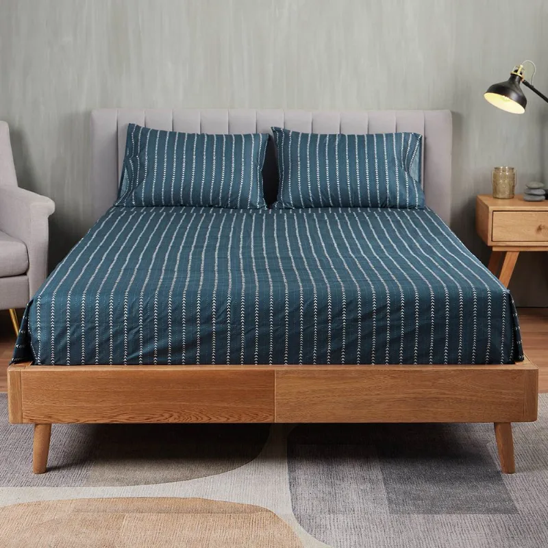 Juego de Sábanas Microfibra Denim Sencillo