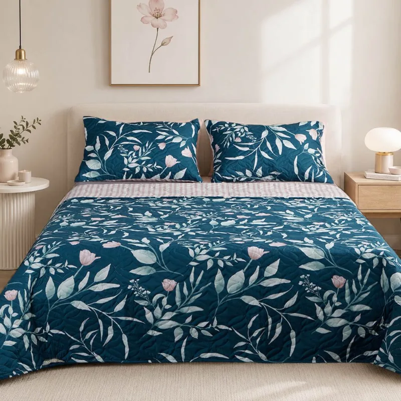Quilt Doblefaz Microfibra Coralino Extradoble