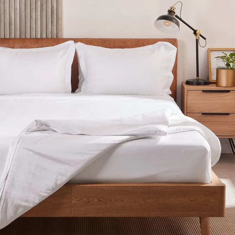 Cover Duvet Hotel Experience 300 Hilos con Algodón Egipcio Blanco Cremoso Cover Duvet Hotel Experience 300 Hilos con Algodón Egipcio Doble