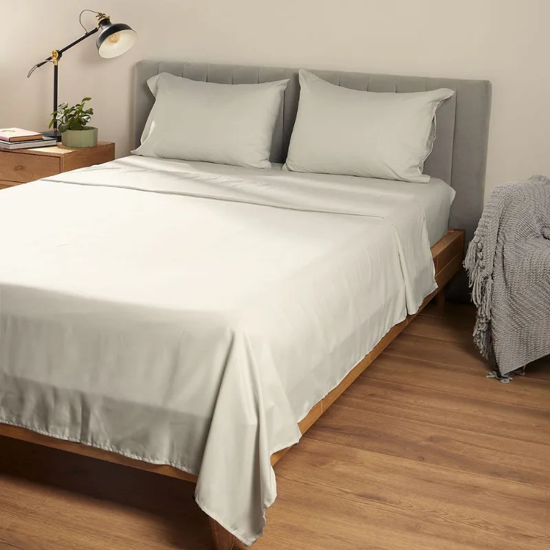 Juego de Sábanas Microfibra Beige Extradoble