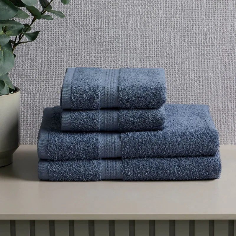 Toalla Ricu Azul 100% Algodón 480 gr Toalla de Manos Ricu Azul 100% Algodón 480 gr 50 x 80 cm