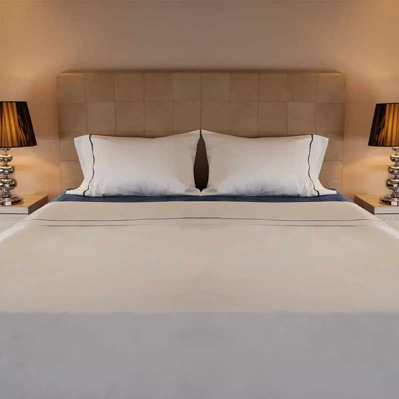 Juego de Sábanas Hotel Experience 300 Hilos 100% Algodón Cagliari Azul King