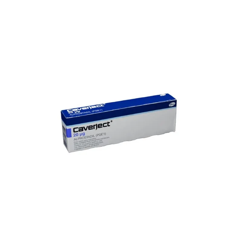 Caverject 20 Mcg Caja con Vial y Jegiringa Prellenada