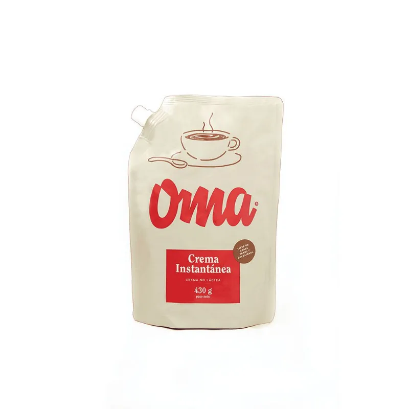 Crema No Lactea Bolsa OMA 430 gr