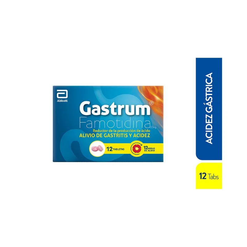 Gastrum 10 Mg Caja con 12 Tabletas