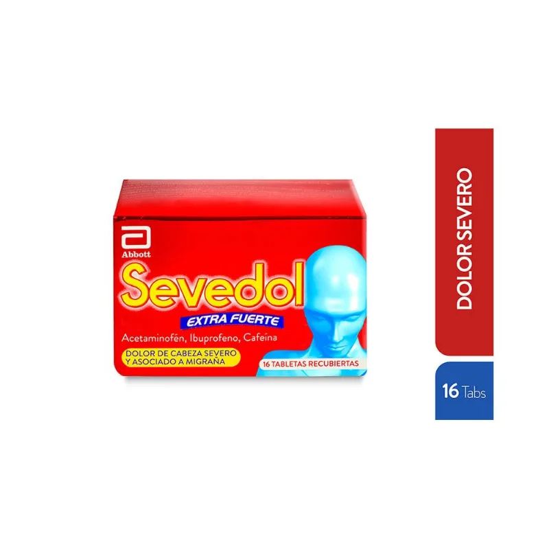 Sevedol Extra Fuerte Caja con 16 Tabletas