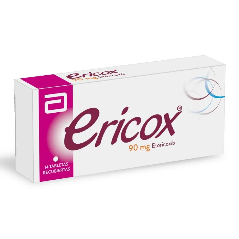 Ericox 90 Mg Caja con 14 Tabletas Recubiertas