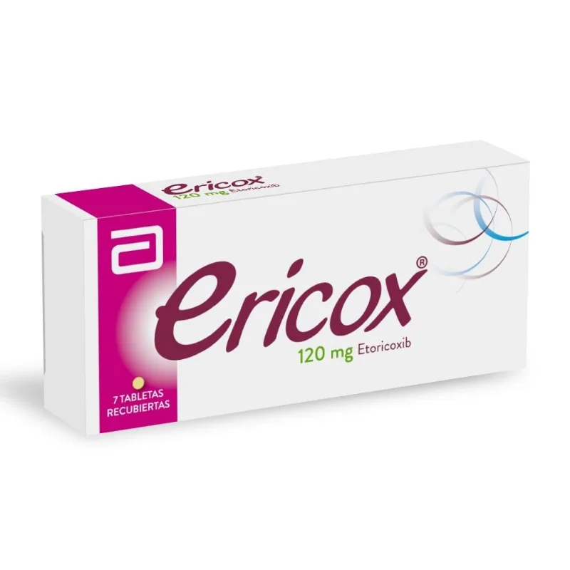 Ericox 120 Mg Caja con 7 Tabletas Recubiertas