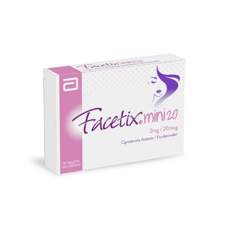 Facetix Mini 2 Mg/ 20 Mcg Caja con 28 Tabletas Recubiertas