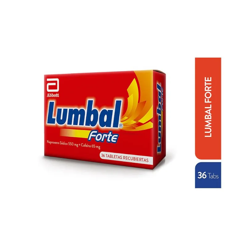 Lumbal Forte 550/ 65 Mg Caja con 36 Tabletas Recubiertas