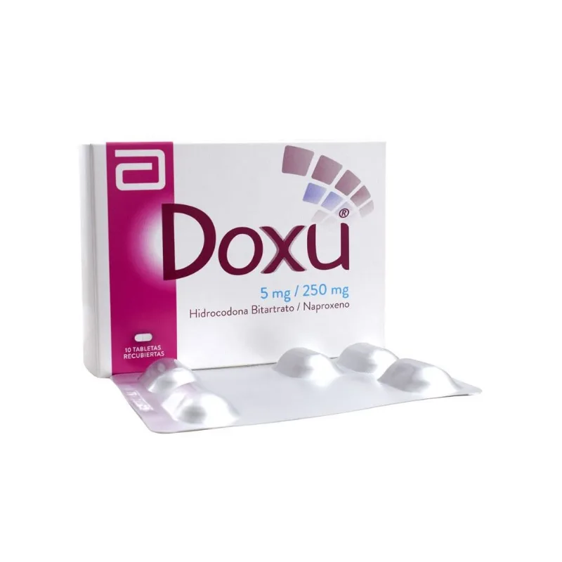 Doxu 5 / 250 Mg Caja con 10 Tabletas Recubiertas