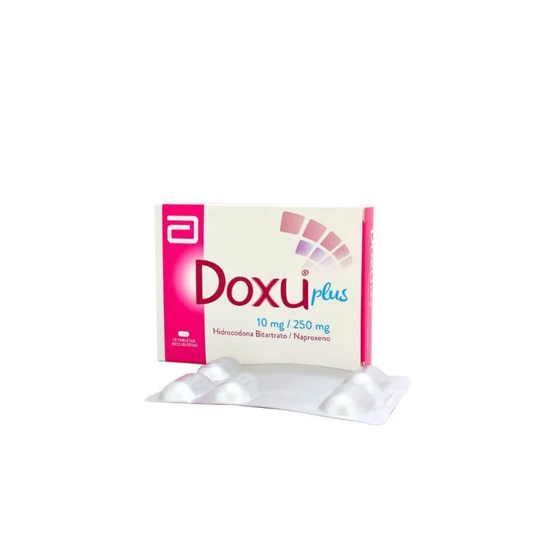 Doxu Plus 10 /250 Mg Caja con 10 Tabletas Recubiertas