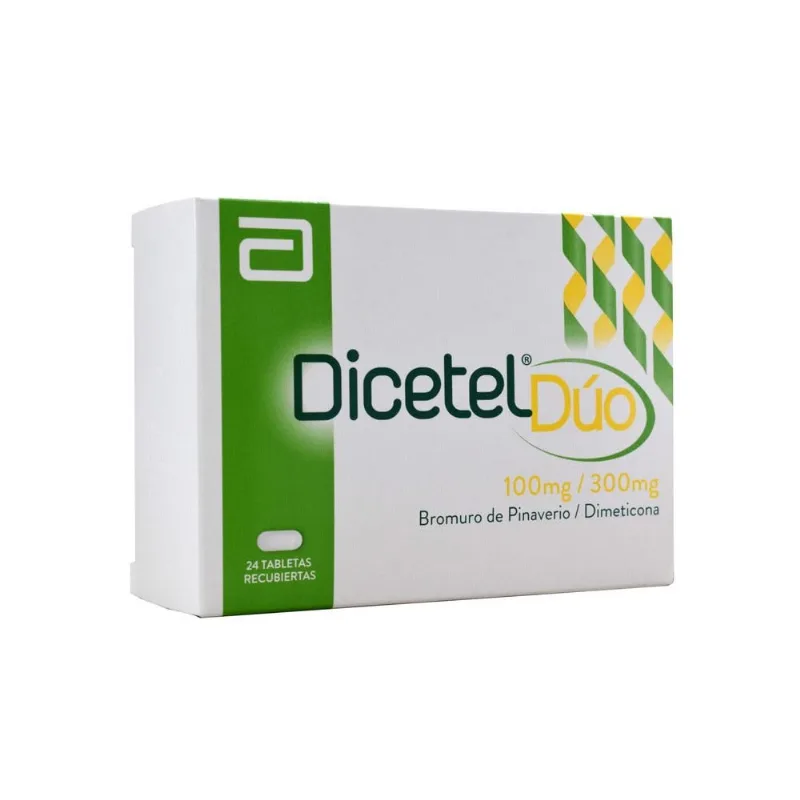Dicetel Dúo 100 / 300 Mg Caja con 24 Tabletas Recubiertas