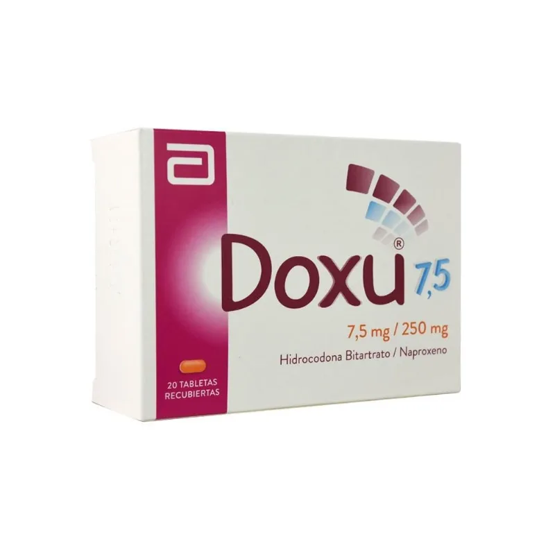 Doxu 7.5 Mg / 250 Mg Caja con 20 Tabletas Recubiertas