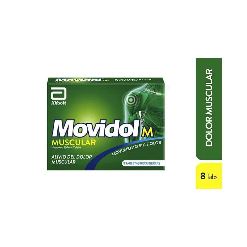 Movidol M 220 /50 Mg Caja con 8 Tabletas