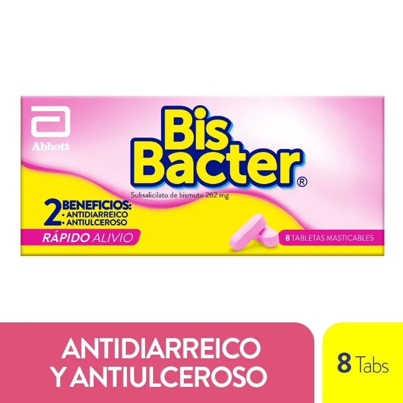 Bisbacter 262 Mg Bucal 8 Tabletas Masticables