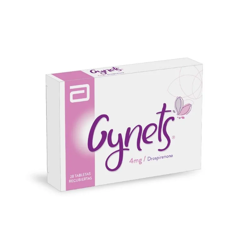 Gynets 4 Mg Caja con 28 Tabletas Recubiertas