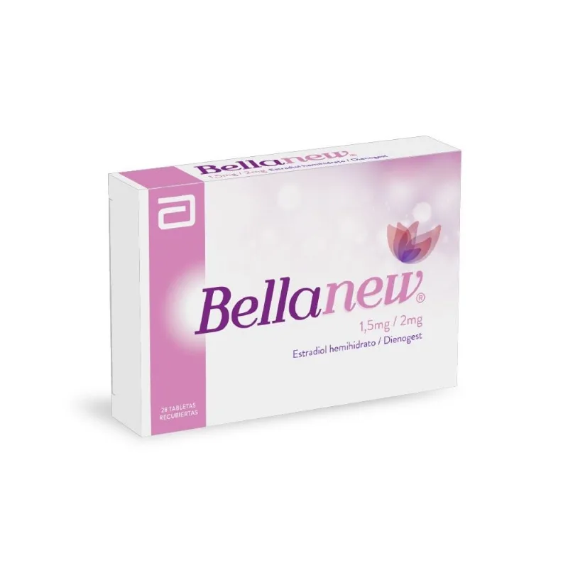 Bellanew 1,5 / 2 Mg Caja con 28 Tabletas
