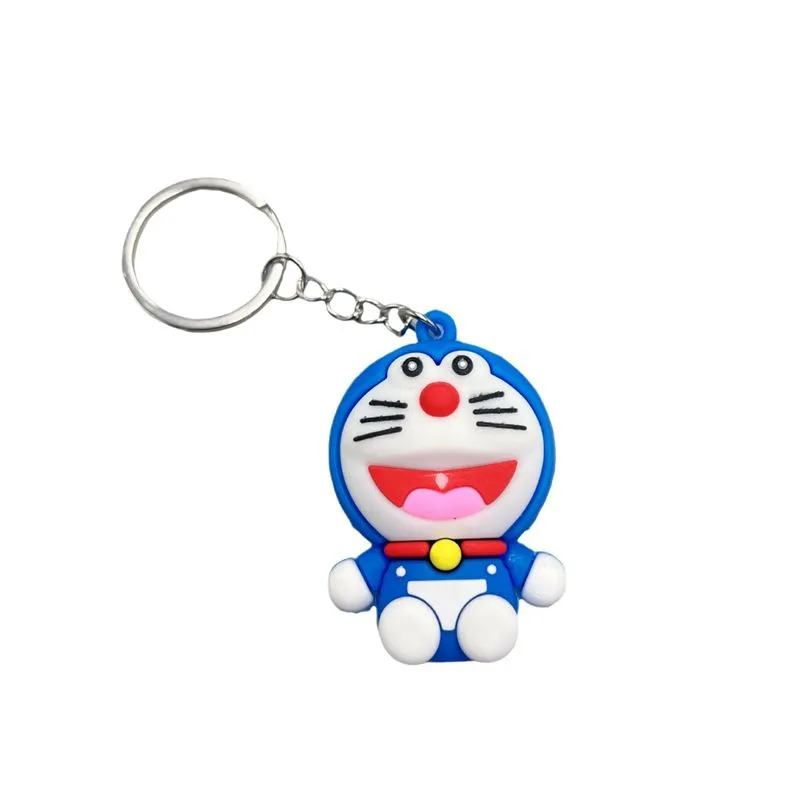 Chaveiro Cute Doraemon Blue Robot Cat Chaveiro Para Casais