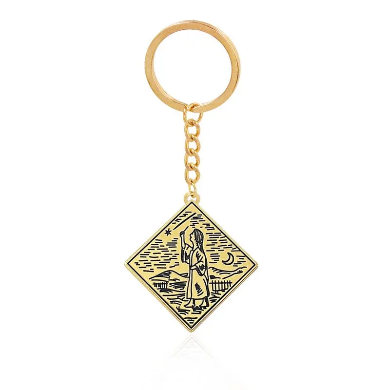 Pingente De Chaveiro Elden Ring Stargazing Maiden Gold