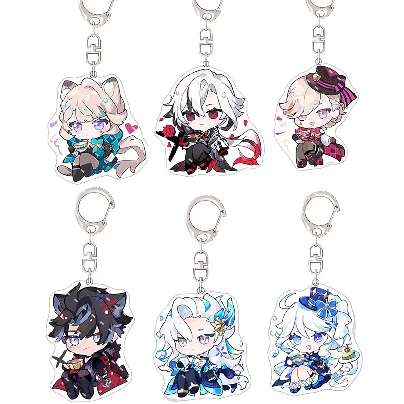 Chaveiro De Acrílico Charm Genshin Impact Furina