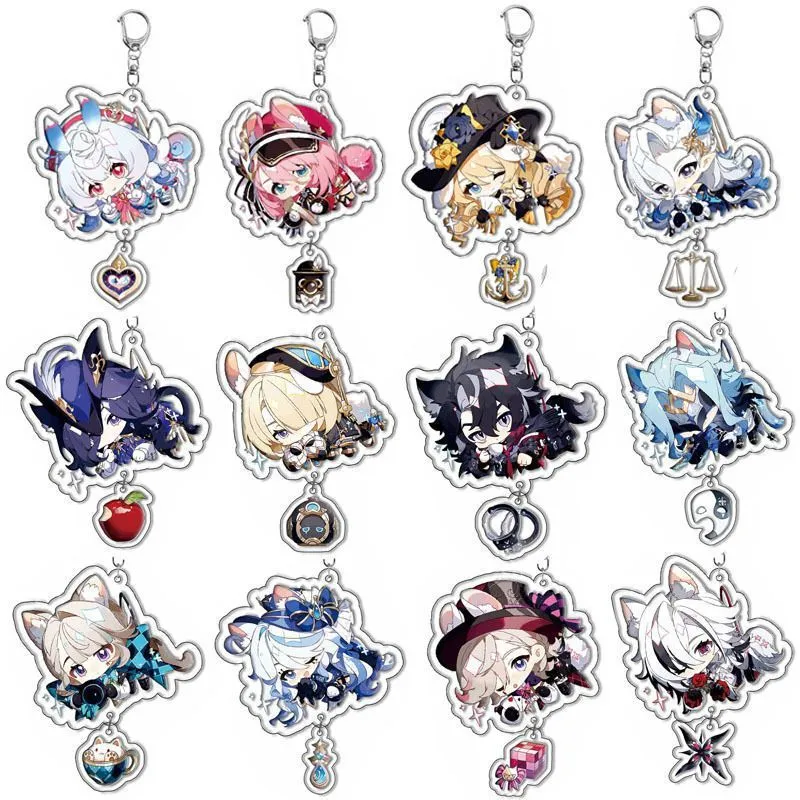 Chaveiro De Acrílico Charm Genshin Impact Furina