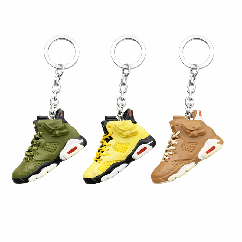 Chaveiro Aj6 Ts Khaki Basketball Tênis Design 3d
