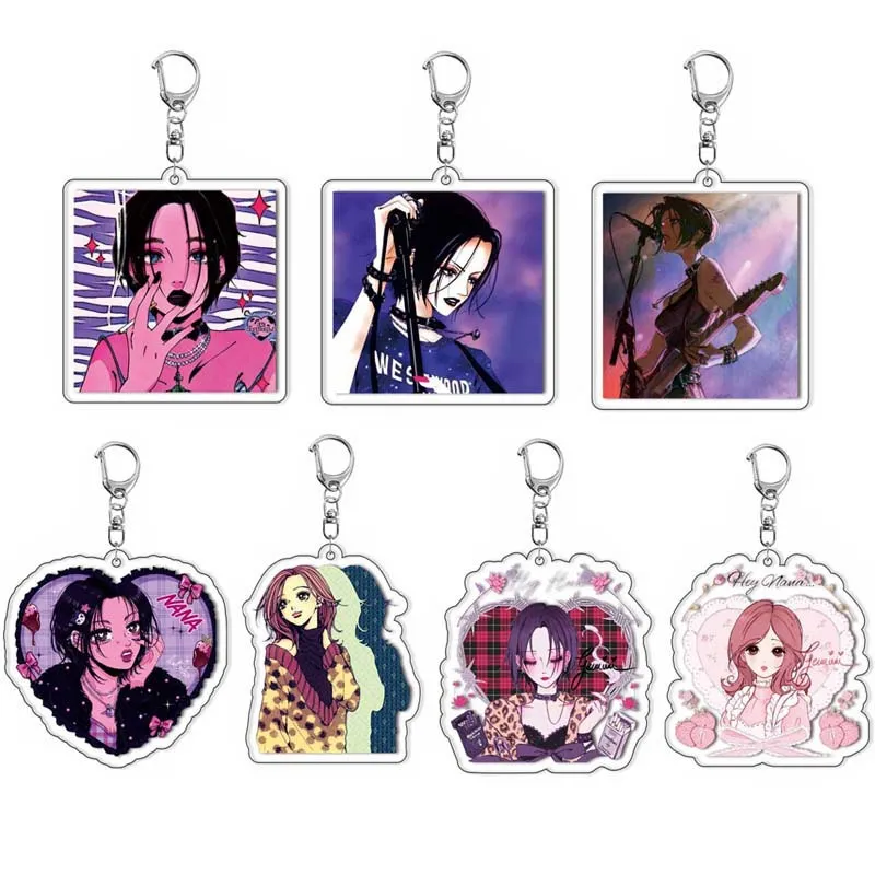 Chaveiro De Acrílico, Chaveiro, Pingente Nana Nana Osaki E Komatsu