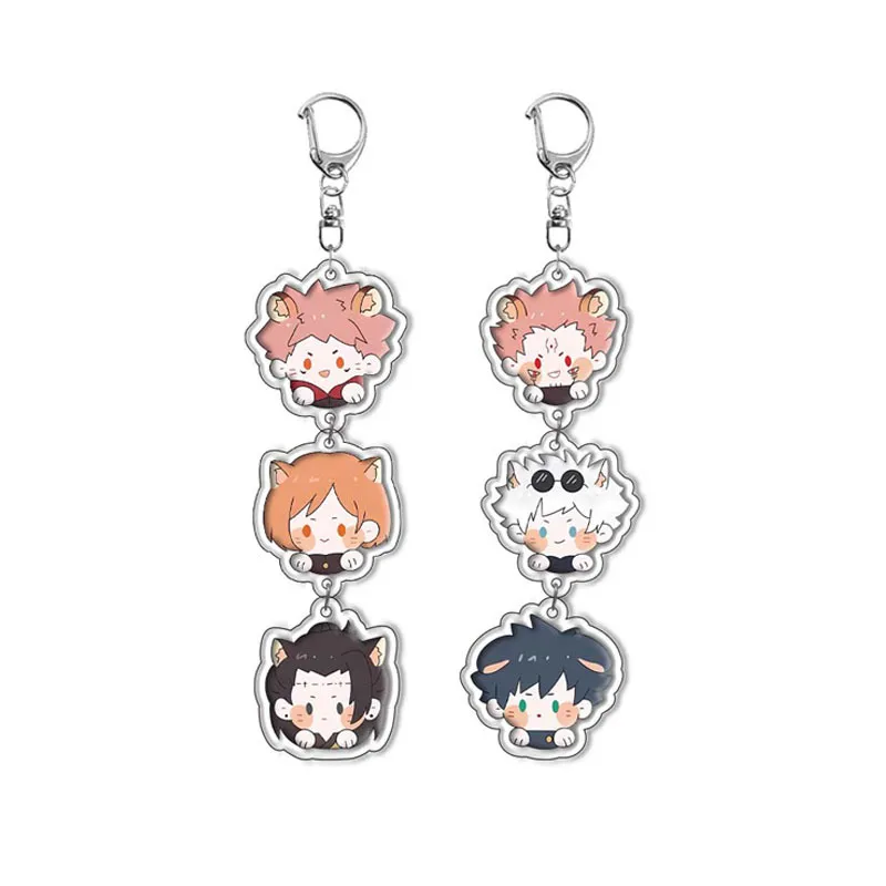 Conjunto De Chaveiros De Acrílico Jujutsu Kaisen Yuji Itadori C477