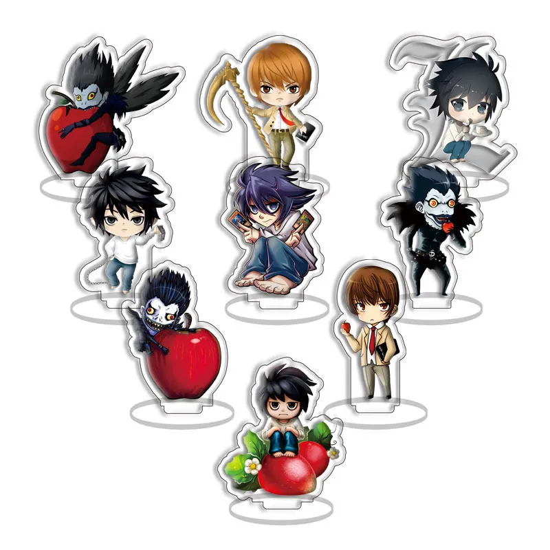 Suporte De Chaveiro, Conjunto De Pingentes Death Note Light L, Acrílico Ryuk
