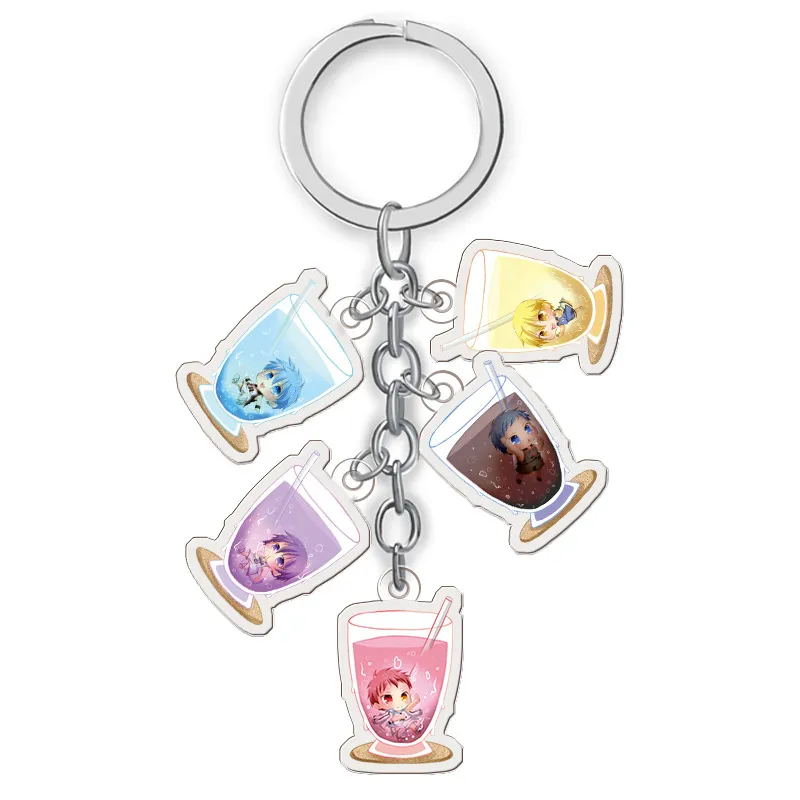 Conjunto De Chaveiros Kuroko's Basketball, 5 Peças, Personagens De Acrílico