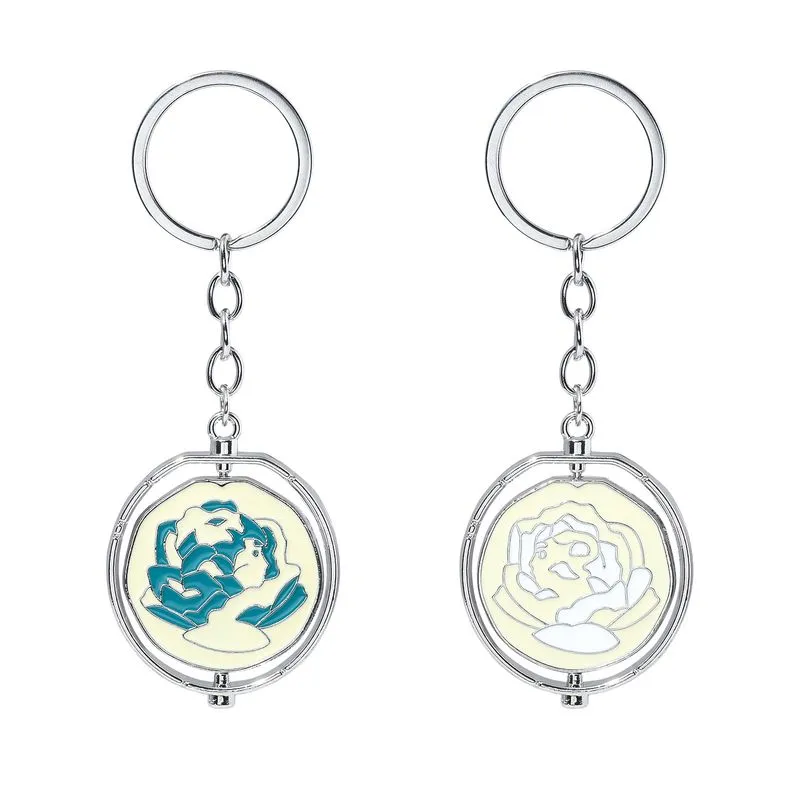 Pingente De Chaveiro Jinx Arcane Time Rewind Rotating Rose
