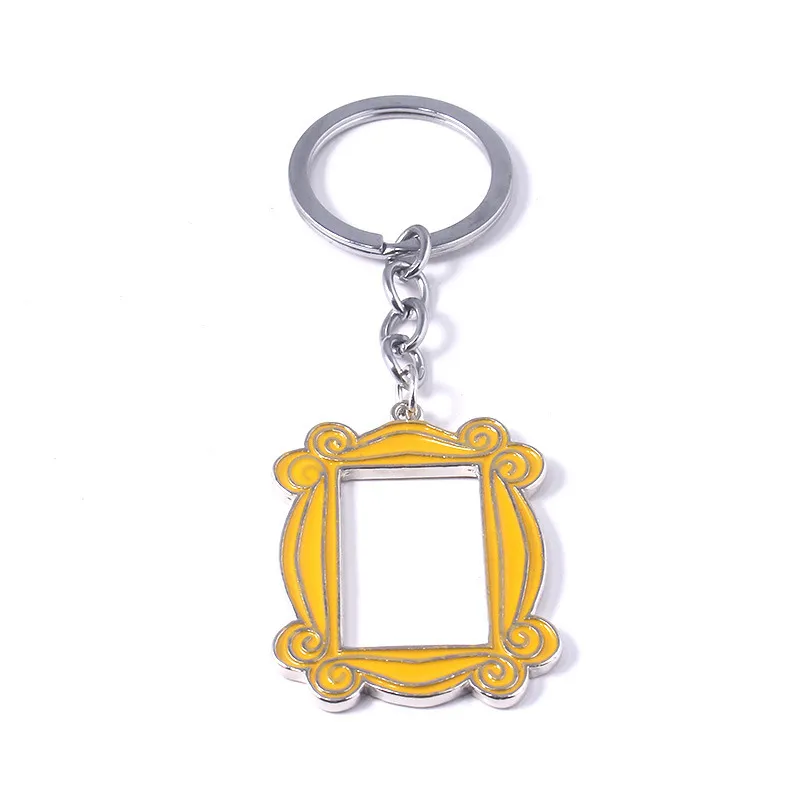Chaveiro Friends Yellow Frame Enamel Tv Show Chaveiro