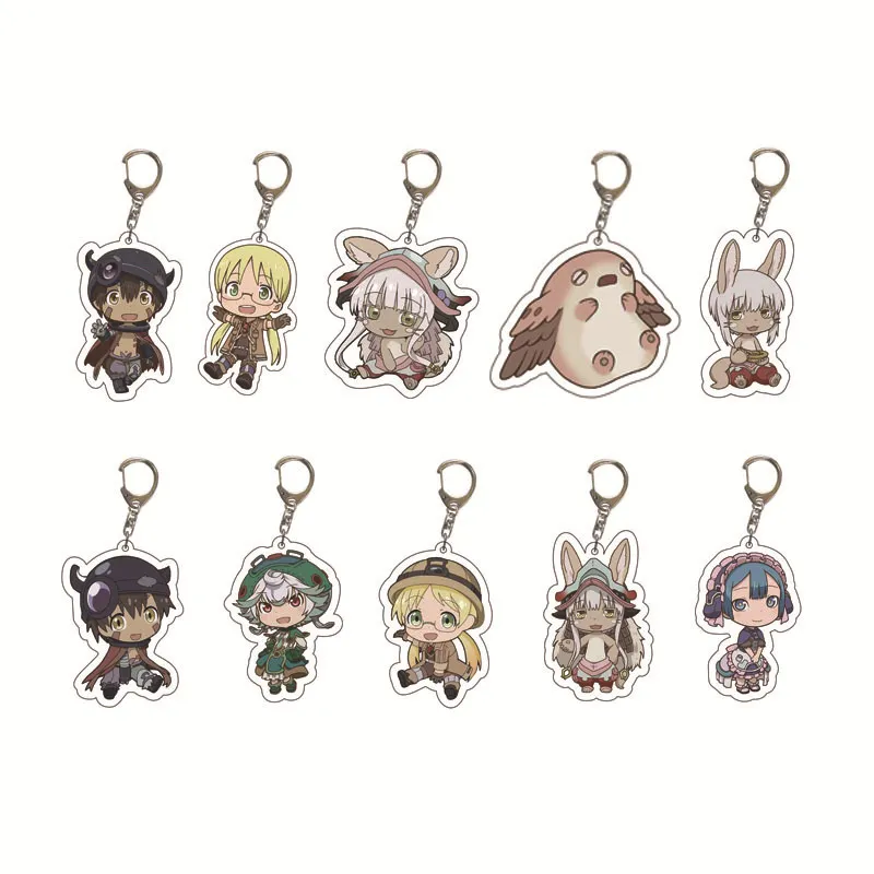Conjunto De Chaveiros De Acrílico Feito Em Abyss Riko, Reg, Nanachi