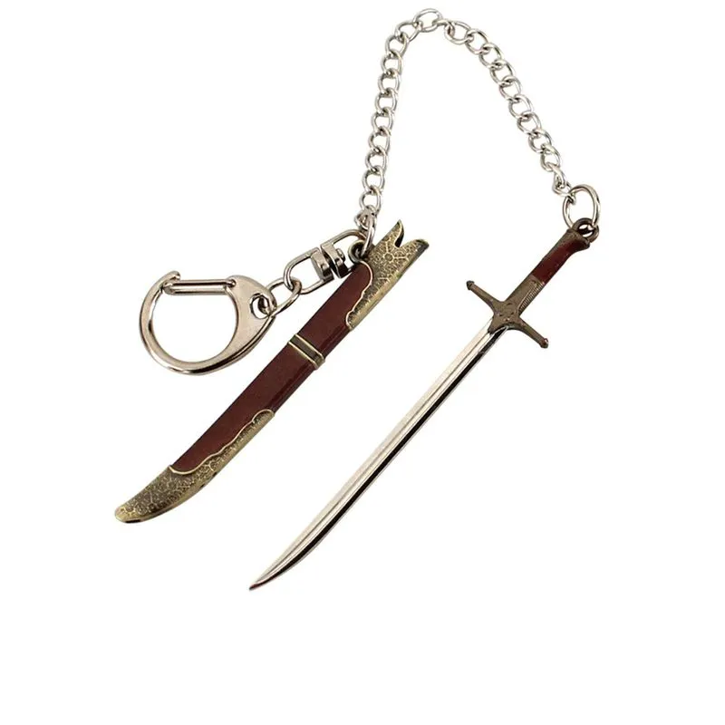 Réplica De Liga Leve De 9 Cm Do Chaveiro The Witcher 3 Alice Sword