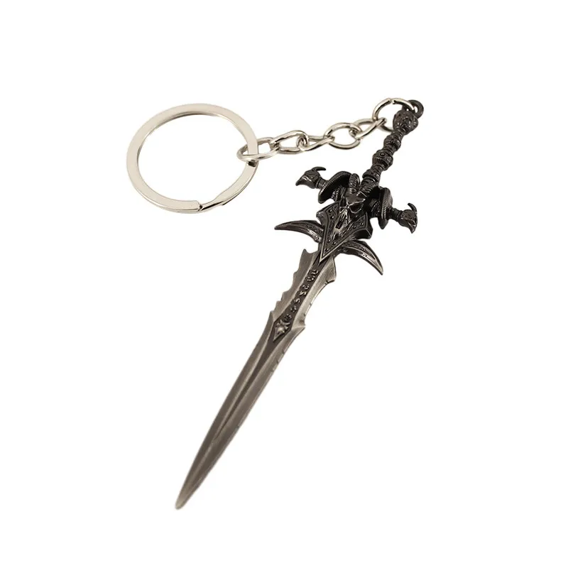 Réplica De Lich King Em Miniatura De 9 Cm De Chaveiro Sword Frostmourne