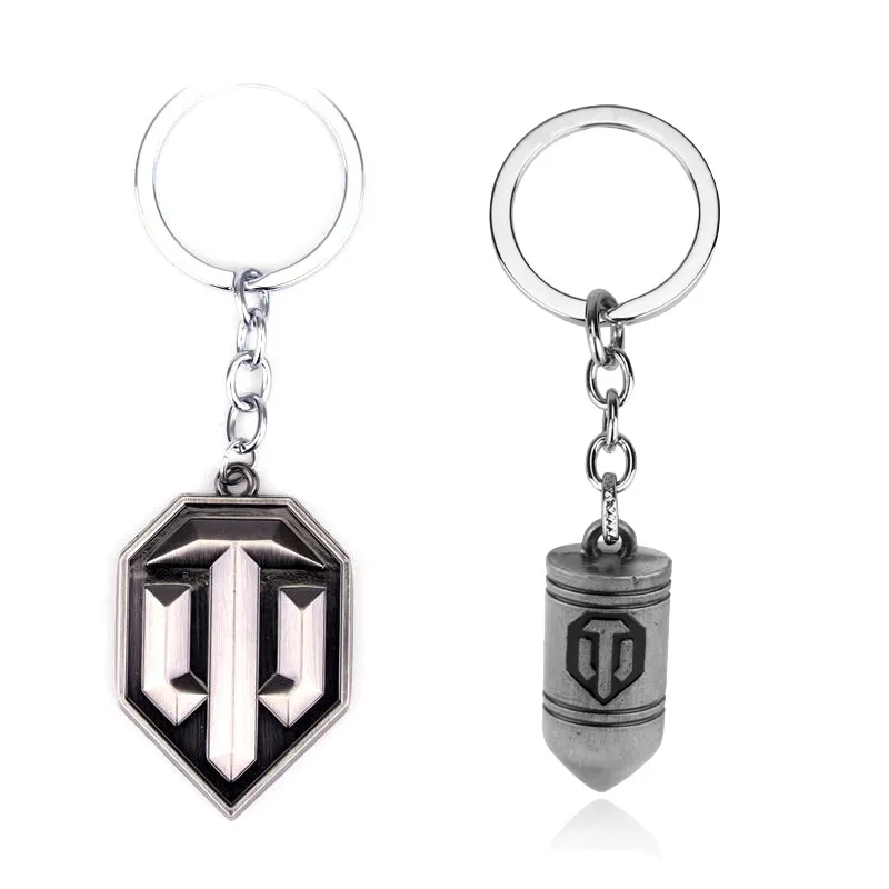 Chaveiro World Of Tanks Tank Shell Metal Bullet Chaveiro