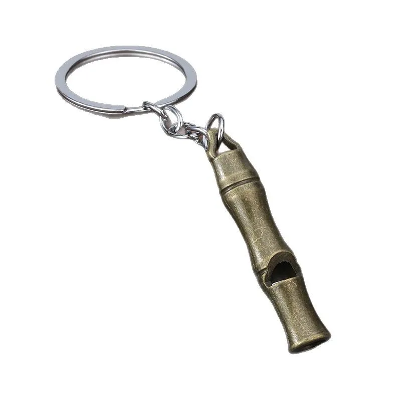 Chaveiro Whistle Outdoor Survival De Metal De Alta Frequência