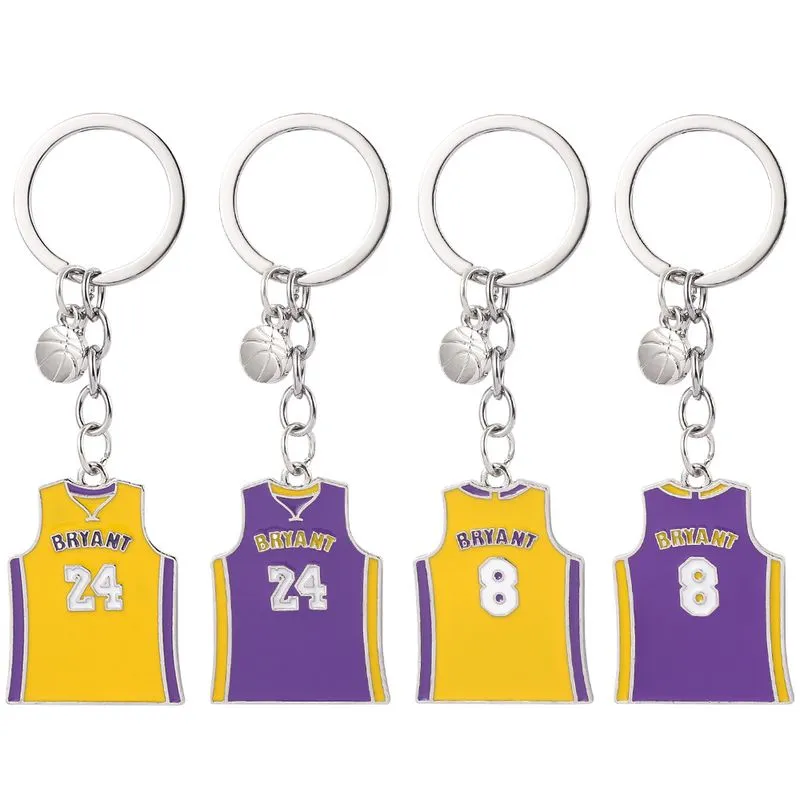 Chaveiro Kobe Bryant Jersey Alloy Enamel Basketball