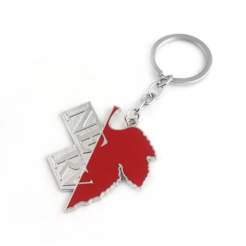 Pingente De Chaveiro Neon Genesis Evangelion Com Logotipo Nerv