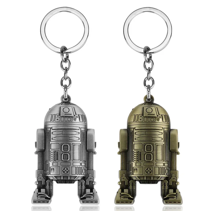 Chaveiro R2-D2 Robot Antigo Chaveiro De Latão