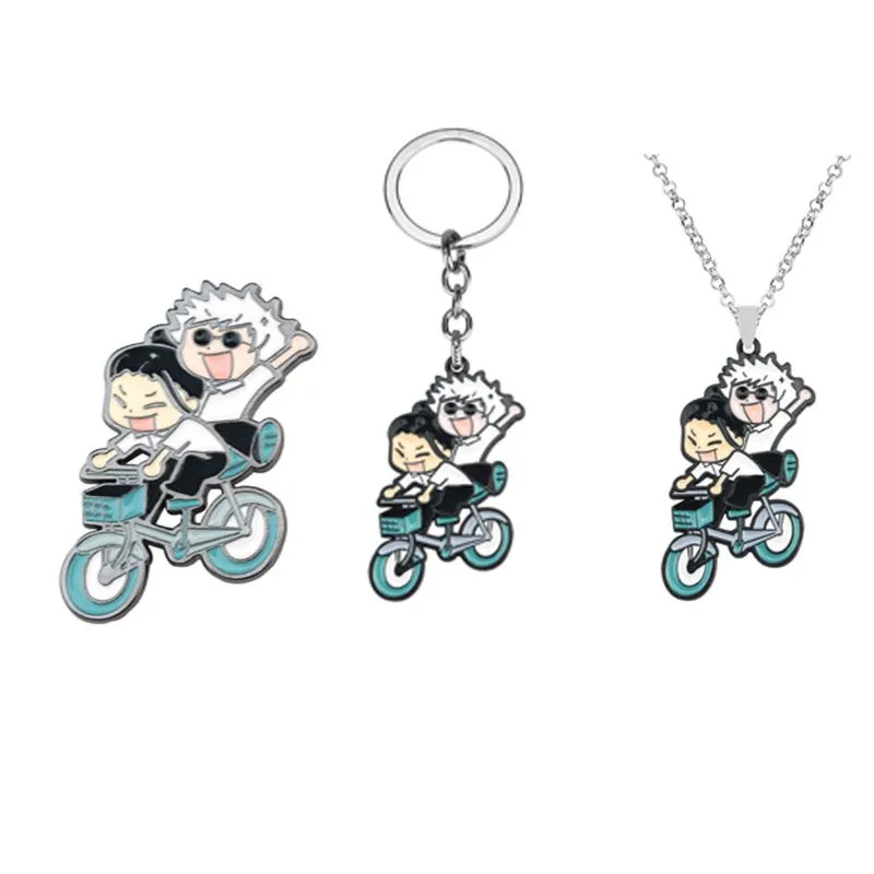Chaveiro Chaveiro Jujutsu Kaisen Gojo E Geto Cartoon Design